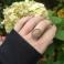 Pierścionki Elegancki pierścionek srebrny z rutylowym kwarcem,