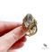 Kolczyki złoty,duży pierścionek,oryginalny,kryształ mosiądz