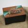Pudełka treasure box z misiem,miś,niedźwiedź,malowany