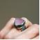 Pierścionki nowoczesny pierścionek srebro,złoto,kwarc różowy