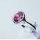 Pierścionki cyrkonia różowa,pierścionek,srebro,biżuteria,