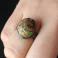 Pierścionki opal boulder,naturalny,surowy pierścień ze srebra