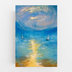 obraz przedstawiający morze,pastele olejne - Obrazy - Wyposażenie wnętrz