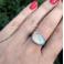 Pierścionki pierścionek z kamieniem księżycowym,srebrny