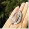 Pierścionki srebrny pierścionek z kwarcem z inkluzją