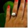 Pierścionki baśniowy pierścien z białą perłą,elficki,ozdobny