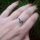 Pierścionki kianity,srebrny pierścionek,niebieskie kamienie