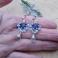 Kolczyki srebro,romantyczne,błękity,kryształ,JewelsbyKT