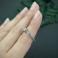 Pierścionki delikatny zdobiony pierścionek z opalem,srebro