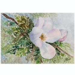 obraz kwiat jabłoni,Akwarela,obrazek - Obrazy - Wyposażenie wnętrz