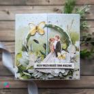 Kartki okolicznościowe kartka ślubna,wiosenna kartka,zielona kartka