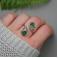 Pierścionki pierścionek,regulowany,wire wrapping,zielony onyks