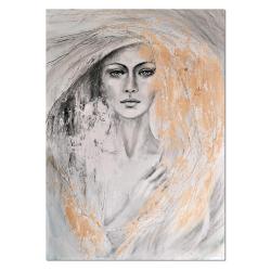 obraz postać,portret kobieta - Obrazy - Wyposażenie wnętrz