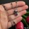 Naszyjniki rubin,minimalizm,granat,róż,choker,naszyjnik,róża