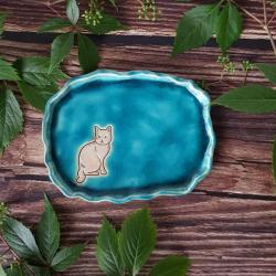kot,ceramika,kotek - Ceramika i szkło - Wyposażenie wnętrz
