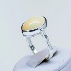 opal.pierścionek z opalem,srebro,biżuteria,pierści - Pierścionki - Biżuteria