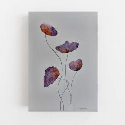 akwarela,kwiatki - Obrazy - Wyposażenie wnętrz