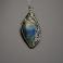 Wisiory wisiorek,labradoryt,wire wrapping,unikatowy