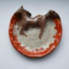 Ceramika i szkło koń,naczynie,dekor,jeździectwo,rumak,konno,