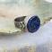 Pierścionki pierścionek z lapis lazuli,kwiaty