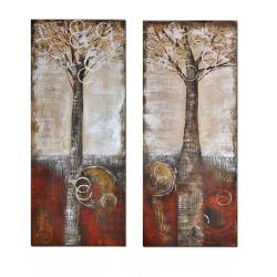obraz drzewa,obraz ręcznie malowany - Obrazy - Wyposażenie wnętrz