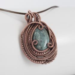 naszyjnik wire wrapping - Wisiory - Biżuteria