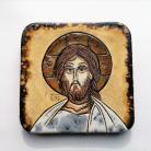 Ceramika i szkło Beata Kmieć,ikona ceramiczna,Pantokrator,Jezus