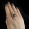 Pierścionki pierścionek krzemień pasiasty,krzemień,srebrny