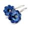 Kolczyki niebieskie kolczyki,kwiatuszki,kwiaty,swarovski