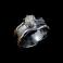 Pierścionki diament,Oryginalny pierścionek,srebro