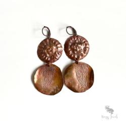 długie,masywne,ciężkie,postarzone,antyczne, - Kolczyki - Biżuteria