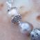 Bransoletki srebrna,bransoletka,z perłami barokowymi