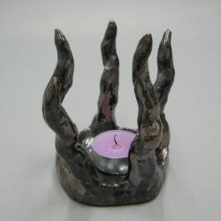świecznik,płomienie,prezent,dekoracja - Ceramika i szkło - Wyposażenie wnętrz