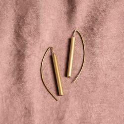 minimalistyczne,nowoczesne,proste kolczyki - Kolczyki - Biżuteria