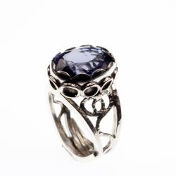 regulowany ozdobny pierścionek z zultanitem unikat - Pierścionki - Biżuteria