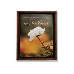 prezent ślubny,obraz z kwiatami - Obrazy - Wyposażenie wnętrz