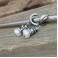 Kolczyki nowoczesne kolczyki z perłami,surowe,srebro