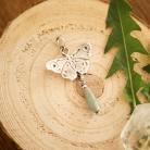 Wisiory wisiorek srebrny motyl,oryginalny naszyjnik,wisior