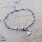 Bransoletki srebro,romantyczna,tanzanit,JewelsbyKT