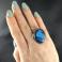 Pierścionki labradoryt niebieski,romantyczny okazały pierścień