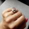 Pierścionki piękny pierścionek srebrny,agat bostwana,vintage