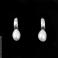 Kolczyki Eleganckie kolczyki perły,organiczne,srebro