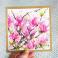 Kartki okolicznościowe magnolie,kartka dla miłośniczki magnolii