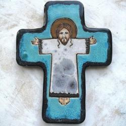 Beata Kmieć,ikona ceramiczna,krzyż,Jezus - Dla dzieci - Akcesoria
