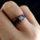 Pierścionki pierścionek zaręczynowy,naturalny surowy diament