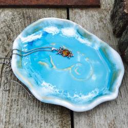 konik morski,podstawka,na biżuterię talerzyk, - Ceramika i szkło - Wyposażenie wnętrz