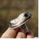 Pierścionki Srebrny pierścionek z pirytem