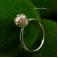 Pierścionki pierścionek z perłą,srebrny,dziewczęcy,na ślub