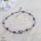 Bransoletki srebro,granat,kamienie naturalne,JewelsbyKT