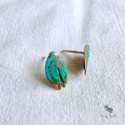 małe,na sztyft,oryginalne,na prezent,robaczki - Kolczyki - Biżuteria